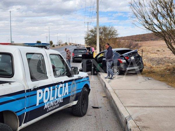 Encontronazo en el R. Almada deja dos mujeres lesionadas y cuantiosos daños