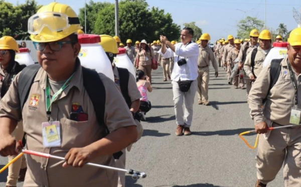 Aumentan 34% casos de dengue y 84% de paludismo en la frontera sur; refuerzan vigilancia sanitaria