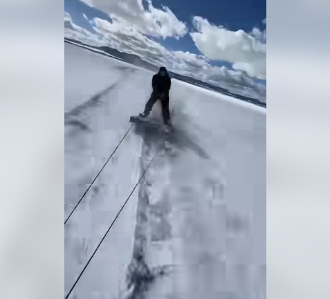 Así se vive la nevada en rancho González