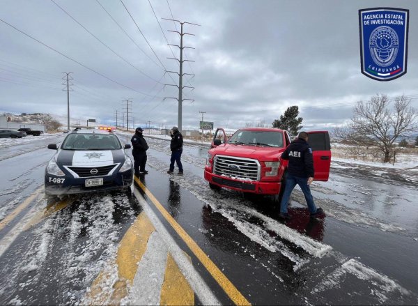 Brinda Fiscalía Occidente apoyo vial y de prevención por temporal de nieve