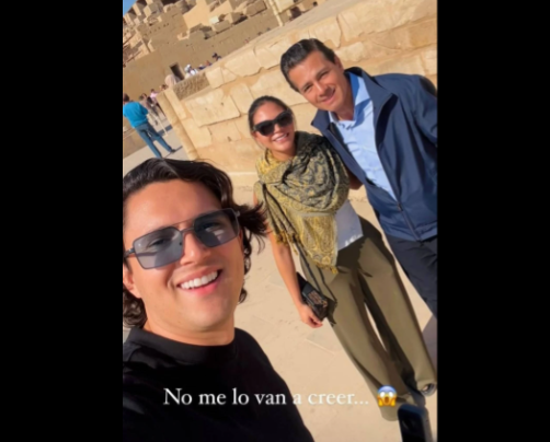 Captan a Enrique Peña Nieto paseando en Egipto