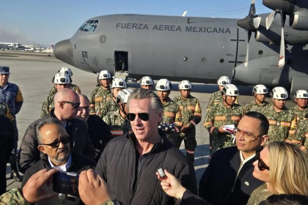 Gobernador de California, Gavin Newsom, agradece a la presidenta Claudia Sheinbaum apoyo enviado a Los Ángeles