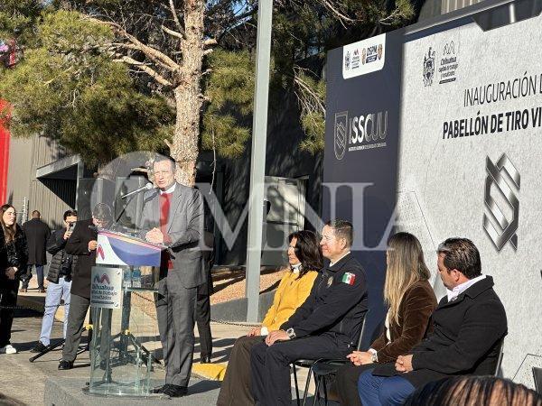 Inaugura Alcalde Pabellón de Tiro Virtual en el ISSCUU