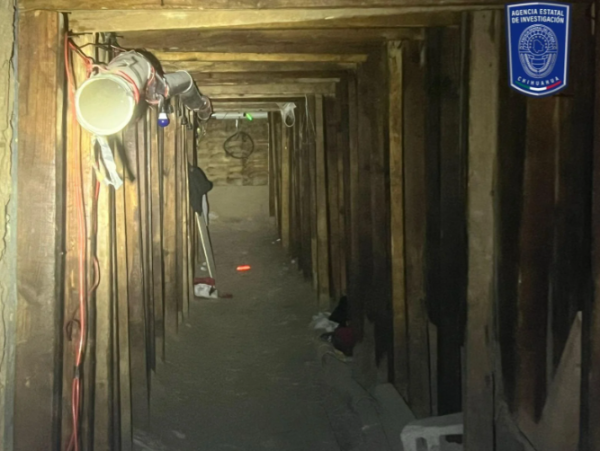 Difunden imágenes del túnel clandestino de Ciudad Juárez (Video)