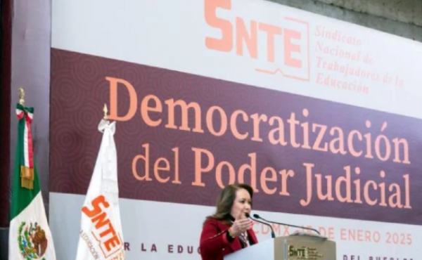 SNTE y la ministra Yasmín Esquivel piden a maestros difundir la reforma judicial