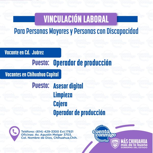 Arrancamos el año con más vacantes laborales para personas mayores o con discapacidad: Rafael Loera