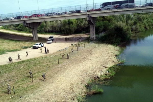 Arriban militares al puente internacional Hidalgo-Reynosa