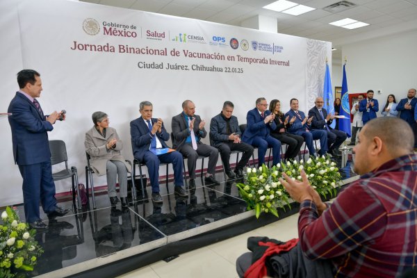 Arranca Jornada Binacional de Vacunación Invernal México-Estados Unidos