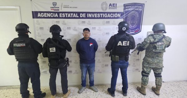 Cumplimenta AEI orden de aprehensión contra presunto responsable de homicidio calificado y agravado