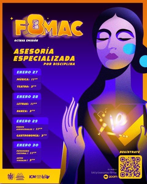 Invita Municipio a artistas y creadores a tomar las asesorías para la octava emisión del FOMAC