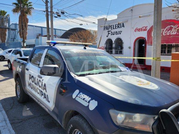 Muere hombre en papelería Franco