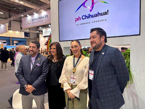 Promueven atractivos turísticos de Chihuahua durante la FITUR 2025 en España