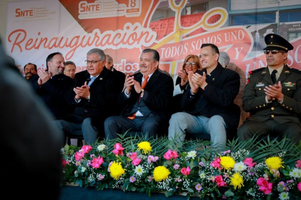 Asiste alcalde Bonilla a reinauguración de edificio de pensionados y jubilados del SNTE 8