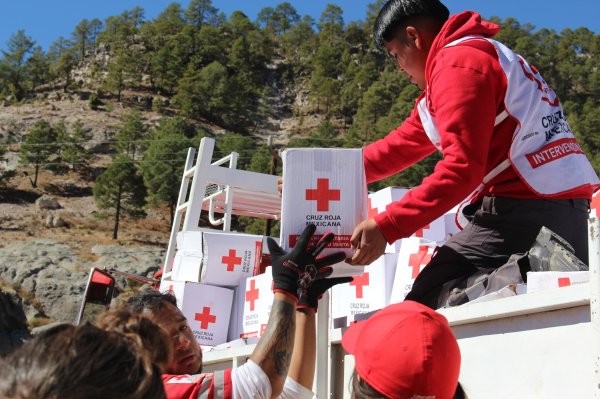 Cruz Roja Mexicana realiza su 26ª entrega de ayuda humanitaria en la Sierra Tarahumara