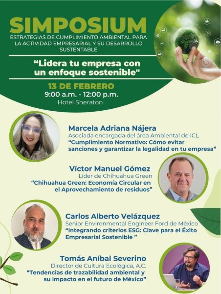 COPARMEX Chihuahua invita al simposium empresarial en sostenibilidad y economía circular 2025