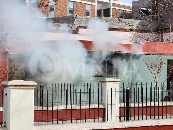 Fuego consume vivienda en Santa Rita