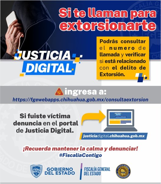 Pone Fiscalía a disposición de la ciudadanía, aplicación Web para consultar números telefónicos o cuentas bancarias usadas con fines de extorsión