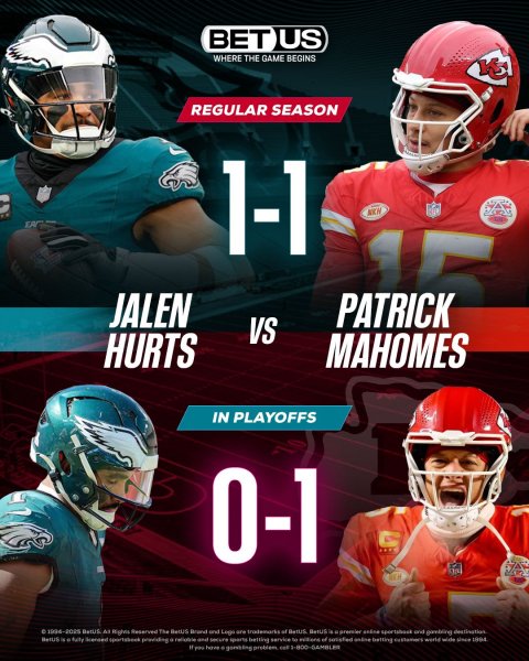 Ya se alista duelo de Mariscales entre Jalen Hurts y Patrick Mahomes en el Super Bowl LIX