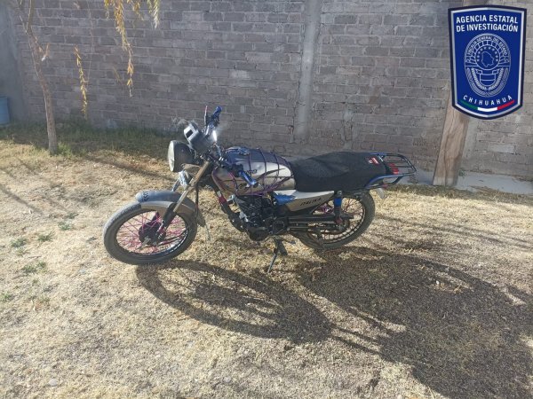 Recupera AEI motocicleta con reporte de robo en Jiménez