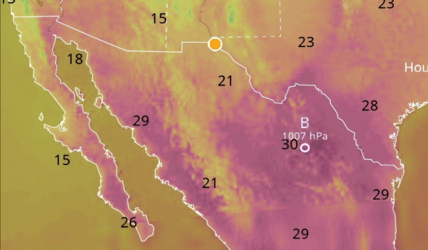 Se esperan este lunes fuertes vientos y tolvaneras en Ciudad Juárez