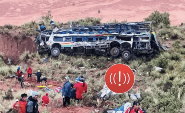 Otro accidente vial en Bolivia deja más de 30 muertos y varios heridos