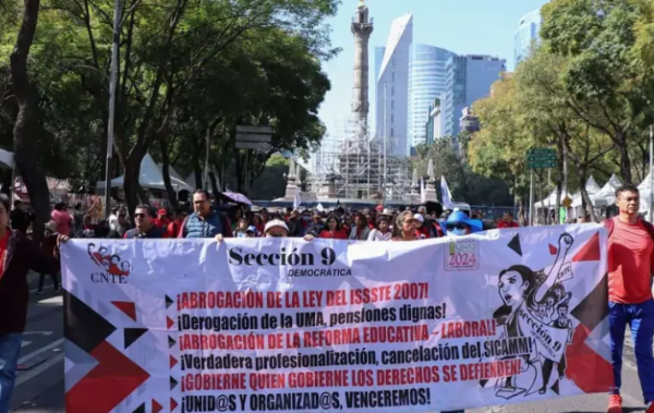 CNTE anuncia marcha en CDMX y paro nacional este viernes 7 de marzo